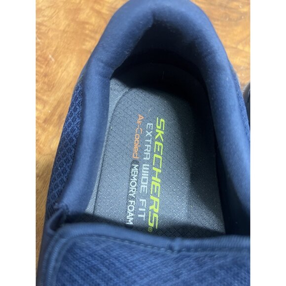 Skechers Equalizer Bluegate Men’s 12 Navy Blue Loafer Shoes 58881S L Sneakers - Picture 5 of 8